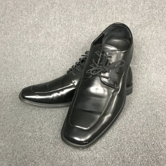 Kenneth Cole Reaction Other - Kenneth Cole Reaction Black Lace Up Moc Toe Settle Oxfords Dress Shoes Mens 11